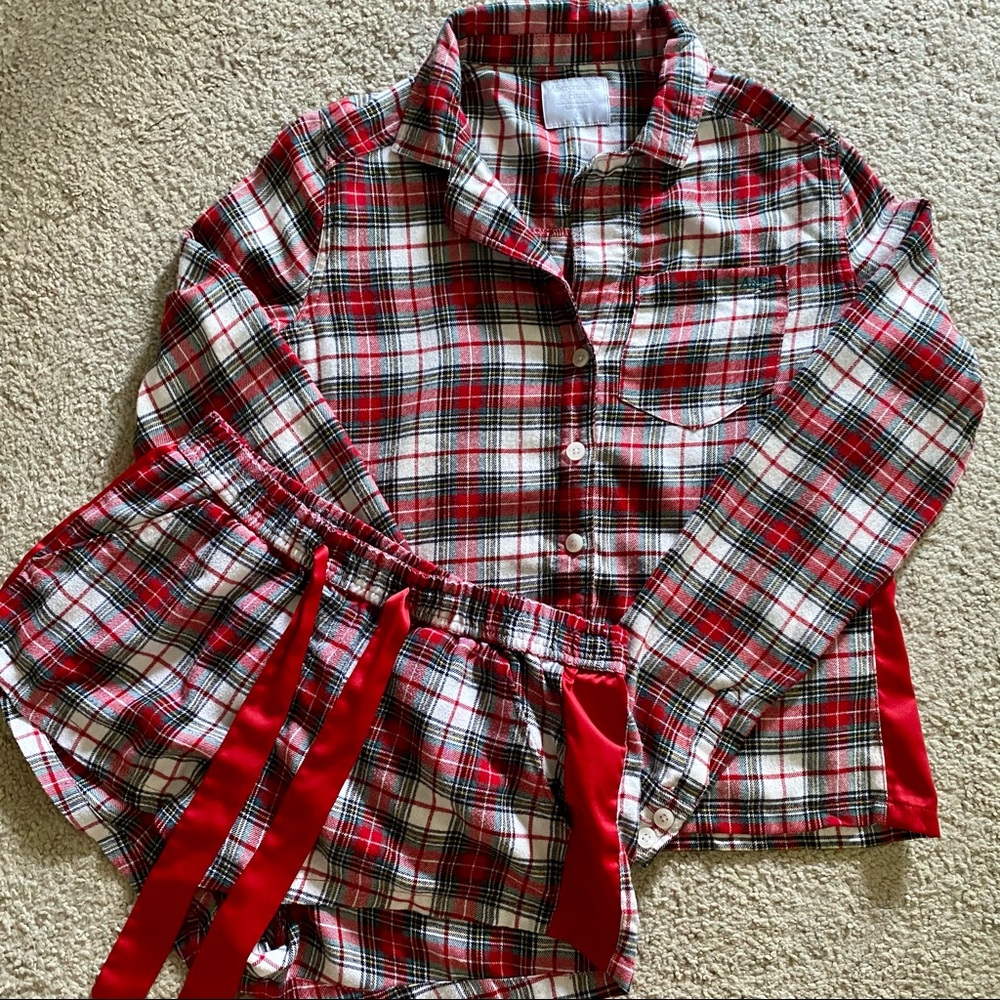 A&F Plaid Pajama Set